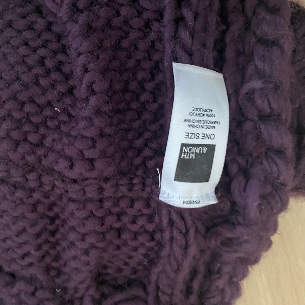 Purple Infinity Scarf - Picture 2 of 3